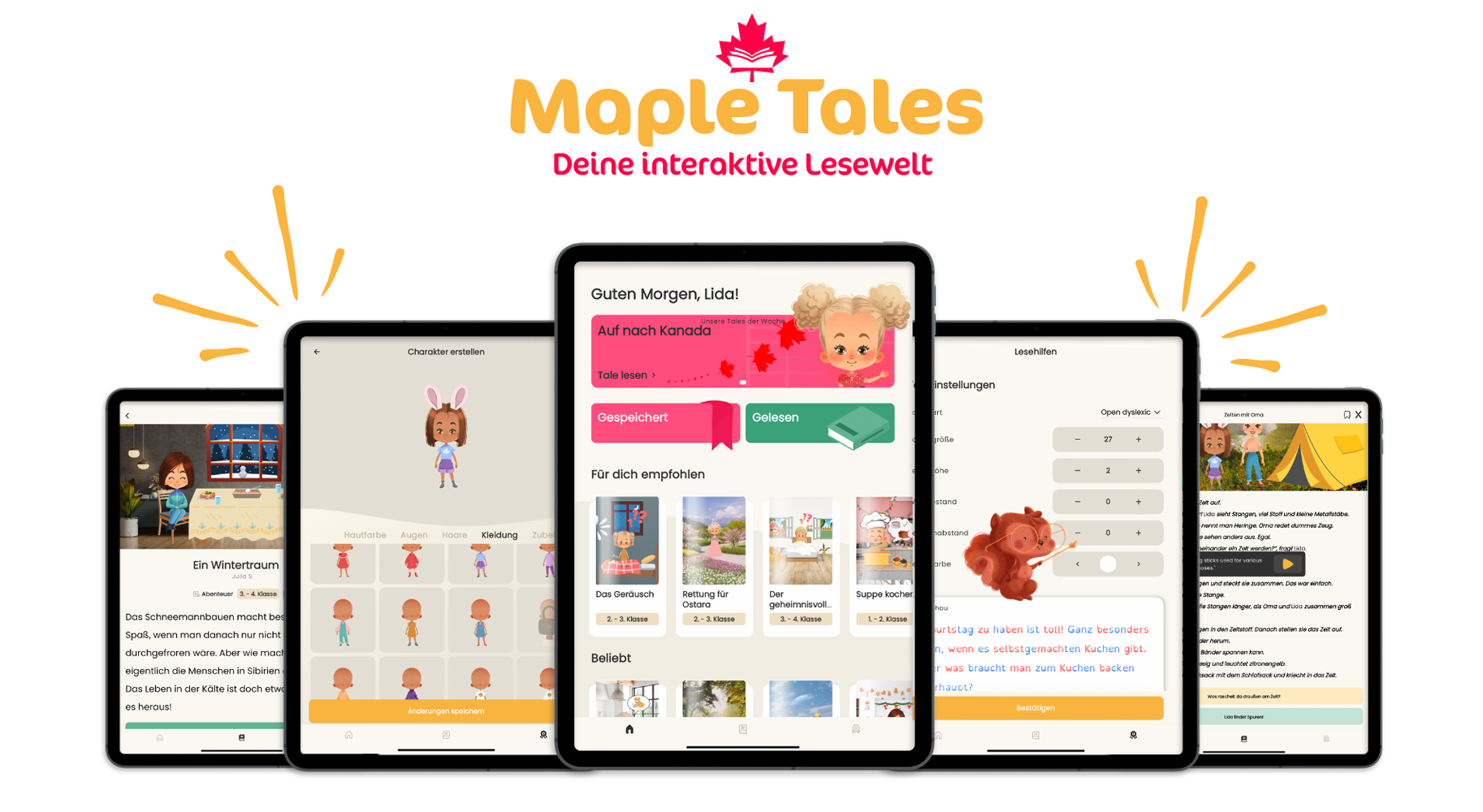 Maple Tales - Deine interaktive Lesewelt